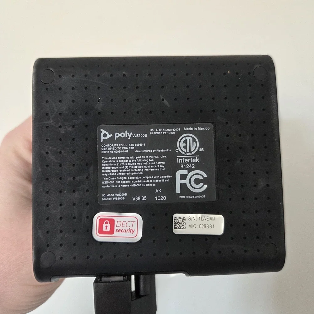 Poly W8200B Charging Base For Plantronics Poly S8240 Headset | tested